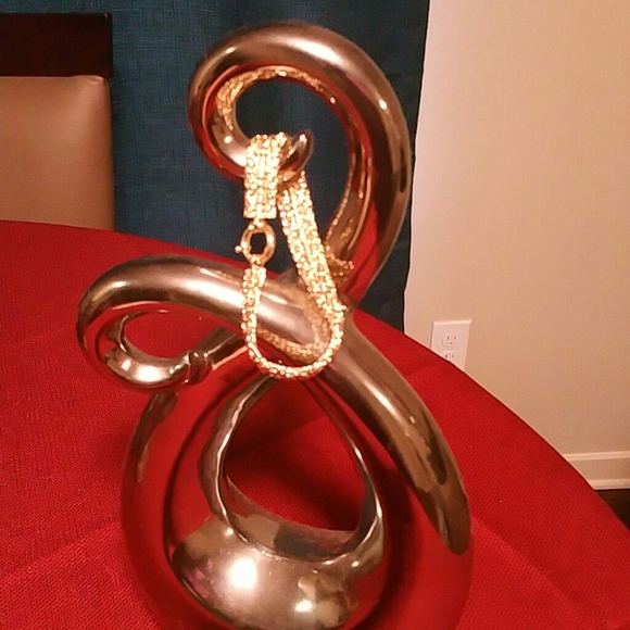 Jewelry - 14kt Gold Sterling silver bracelet